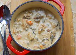 800 g de veau pour blanquette, en cubes. Blanquette De Poulet Sans Vin