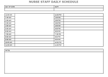 Revised paramedic schedule part 1. 25 Free Nursing Schedule Excel Templates Excelshe