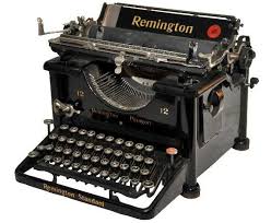 Resultado de imagen de primeiras maquinas de escribir remington