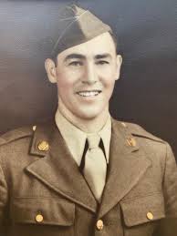 Pfc killed in action in France during WWII