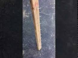 While applying tension on the infill wire, your assistant will attach the wire fencing material to the second post. Homemade Fence Stretcher Youtube