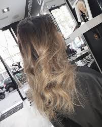 Ombré hair cheveux blond foncé. Ombre Hair Chatain Salon De Coiffure Paris Ouvert Dimanche