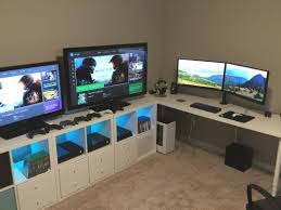 Video Game Room Ideas For Small Rooms Getyourgeeksupplies Recording Gaming Desks Pinterest Console Setup Battle Station D Video Game Rooms Gamer Room Game Room