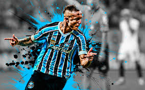 10' — удар от ворот. Herunterladen Hintergrundbild Everton Gremio Fc Brasilianischer Fussballspieler Sturmer 11 Zahl Serie A Brasilien Kunst Portrait Fussball Everton Sousa Soares Mit Einer Auflosung Zu Uberwachen 2560x1600 Bilder Auf Dem Desktop