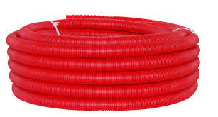 Comment choisir son tuyau d'arrosage et enrouleur de tuyau ? Tube D Alimentation Gaine Rouge En Couronne De 100 M Leroy Merlin