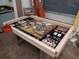 Board Game Table Album On Imgur Board Game Table Game Room Tables Board Game Room
