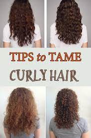 Dry brushing, especially if you don't do so very gently, can cause damage by breaking your hair. Tips To Tame Curly Hair Taming Curly Hair Curly Hair Styles Dry Curly Hair