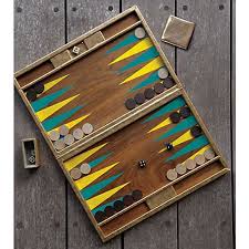Boa Sorte Backgammon Game Set Sold Out Reviews Cb2 Backgammon Game Backgammon Backgammon Board