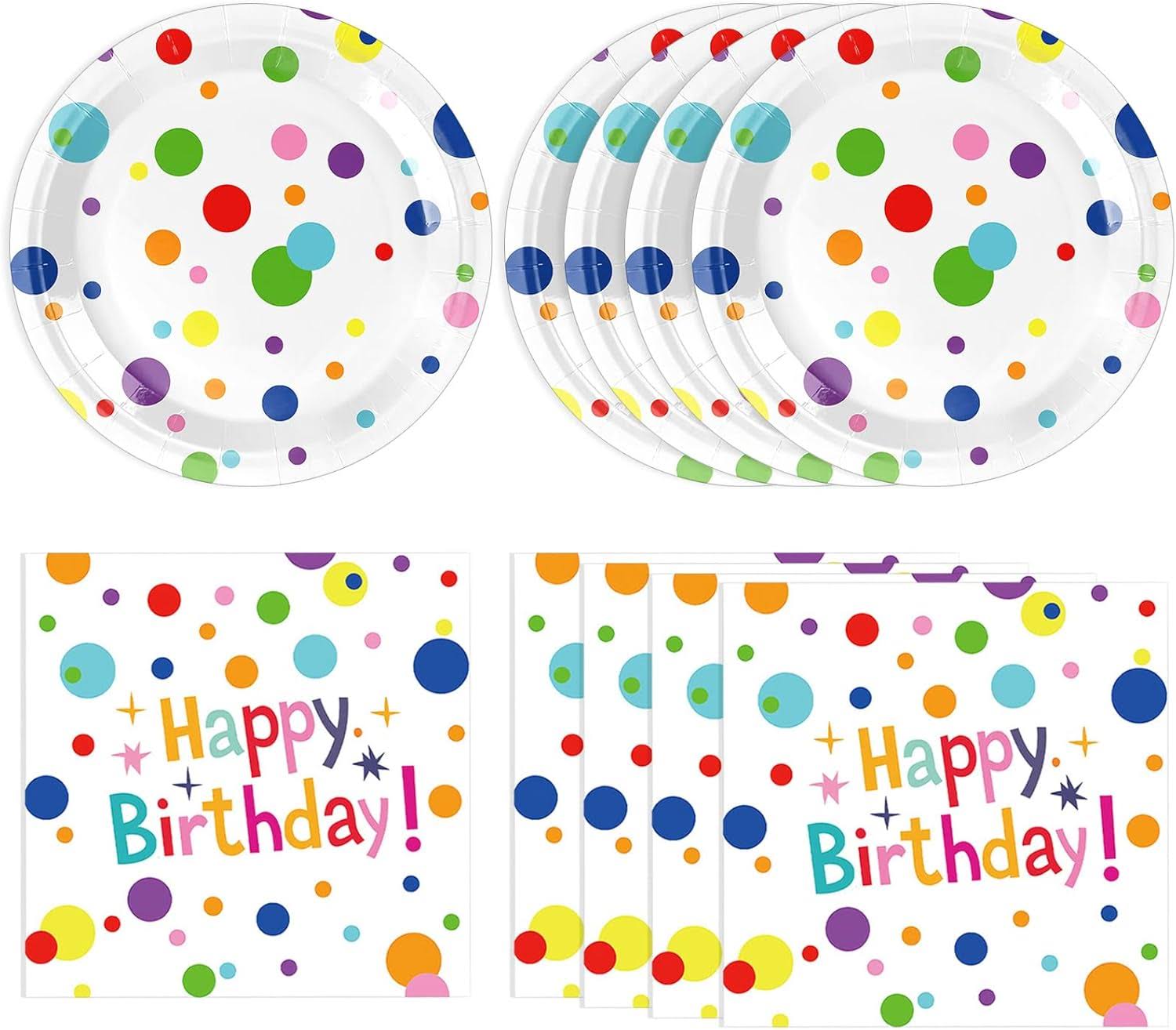 Happy Birthday Plates Napkins Kit I Noida | Delhi product image