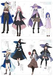 Majo No Tabitabi Sheila Pink Haired Girl Serena Estelle Fran Saya Sheila Y Mina Gambar Anime Ilustrasi Kartun Gambar