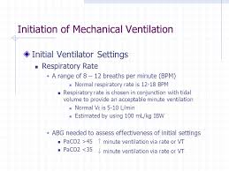 initiation of mechanical ventilation ppt video online download