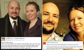 New husband's reverse complaint THANKING Jetstar staff after a seating  mix-up