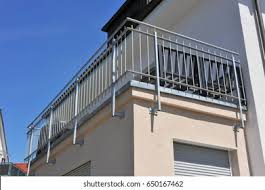 Use the assembly to construct them by using the punch card that has the record of oscar's body design. Balcony Rail Highgrade Steel Front House Stock Photo Edit Now 650167462