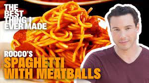 Guilt Free Pasta And Meatballs With Rocco Dispirito Best Thing I Ever Rocco Dispirito Recipes Rocco Dispirito Meatballs