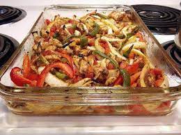 Baked Chicken Fajitas Heart Healthy Recipe By Amanda1021 Recipe Baked Chicken Fajitas Recipes Baked Fajitas
