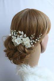 Hydrangea Hair Pin Wedding Hair Pins Flower Bridal Hair Pin Etsy Flower Hair Accessories Wedding Wedding Hair Pins Hair Accessories