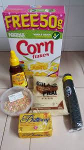 Pukulkan butter + gula hingga kembang dan baru masukkan cornflakes. Resepi Cornflakes Madu Tanpa Gula Copd Blog F