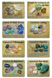 Crystals Crystal Healing Chart Crystals Stones And Crystals