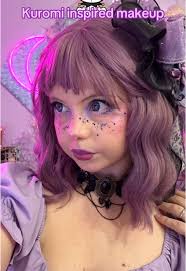 Kuromi Inspired Makeup: A Playful Look