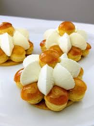 St Honore Cream Puff Cakes With Diplomat Cream Caramel Labodepatisserie Com Recipe Cream Puff Cakes Cream Puffs Diplomat Cream Recipe