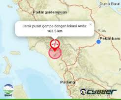 Gempa berkekuatan 5,2 skala richter itu berpusat di sumatra barat dengan titik di timur . Zlr1z4unlnarcm