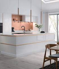 Contemporary white gloss kitchen cabinets. High Gloss Kitchens White Grey Gloss Kitchen Units Wren Kitchens