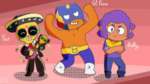 Post art and posts about art, ocs, brawl stars or gaming and have fun! Poco El Primo And Shelly Brawlstars