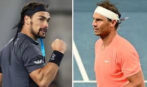 Segundo servicio liftado de fabio fognini, rafael nadal no puede. Fabio Fognini Knows How To Beat Rafael Nadal At Australian Open Tennis Sport Express Co Uk