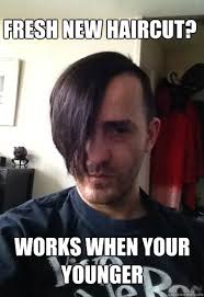 Looking for old photos of me with short hair and found this crime. 19 Very Funny Fresh Haircut Meme Make You Look Stylish Memesboy