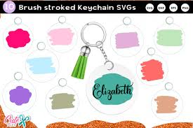 Download Paint Brush Stroke Keychain Svg Bundle Svg File Free Svg Cut Files