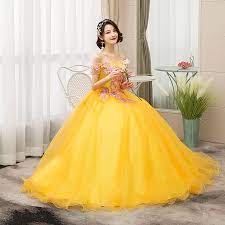 Quinceanera Vestidos Dorados Con Hombros Descubiertos Vestidos De Encaje 15 Anos Fiesta Graduacion Quinceanera Novedad De 2021 Vestidos De Quinceanera Aliexpress