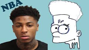 Nba youngboy blueface cartoon drawing. Drawing Nba Youngboy With Slime Youtube