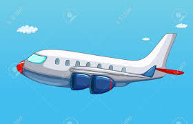 Illustration Of An Airplane Flying In The Sky Airplane Flying Illustration Digital Design