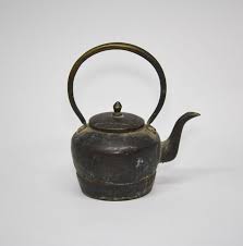 Chinese Antique Metal Kettle Teapot Ca Mid 1800s Etsy Tea Pots Chinese Antiques Antique Metal
