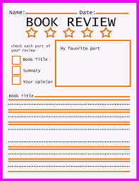 They can make us laugh or cry by giving us a character we want to care about. Book Review Template For Kids Tips Activities Go Science Girls