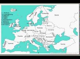 Ţările din europa cu capitalele lor. Tarile Europei Youtube