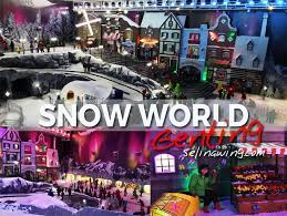 Adults and children can slide on a toboggan, explore a mock european village, explore an igloo or take a walk along a. Snow World Genting Winter Wonderland In Resorts World Genting Malaysia Resorts World Genting Winter Wonderland World
