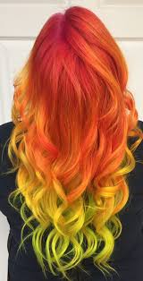 Pravana Magenta Neon Yellow And Neon Green By Afton Malone At First Impression Salon Hair Styles Yellow Hair Yellow Hair Color