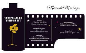 Faire Part Cinema Passion Acteur Film Mariage Creation Surmesure Faire Part Mariage Deco Mariage Fait Main Deco Mariage Theme Cinema