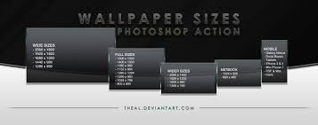 wallpaper sizes photo action