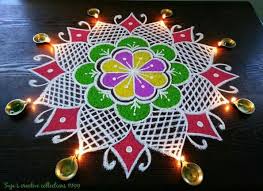 Pin By Saranya Nagarajan On Kolam Rangoli Designs With Dots Rangoli Designs Diwali Rangoli Designs