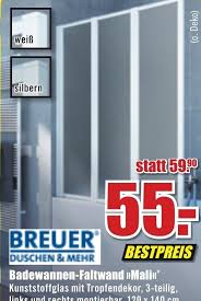 Ablaufgarnitur set mit uberlauf verchromter deckel. Badewannen Faltwand Mali Angebot Bei B1 Discount Baumarkt