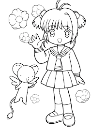 Sakura Cool Coloring Pages Coloring Pages Cute Coloring Pages