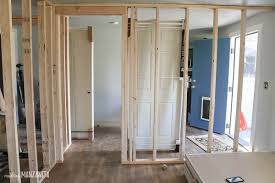 Framing A Door Part 2 In How To Build A Wall Series Making Manzanita In 2020 Build A Wall Building A Door Framing Basement Walls