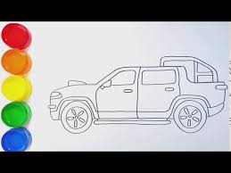 Mulailah dengan membuat sketsa persegi panjang. Cara Menggambar Mobil Off Road Youtube