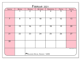 Aber auch größere varianten bis hin zu din . Kalender Februar 2021 Zum Ausdrucken 64ss Michel Zbinden De