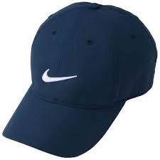 Nike Golf Tech Swoosh Cap College Navy White Nike 14 91 Polyester Dri Fit 100 Polyester Snagless Back Closure Machi White Nikes Navy And White Fashion