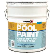 zinsser 5 gal blue flat oil based swimming pool paint