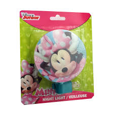 Disney Minnie Mouse Bowtique Push Night Light Room Decor Ion Balligifts Com