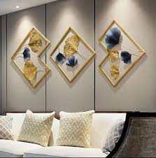 Metal Wall Decor For Living Room Set Of